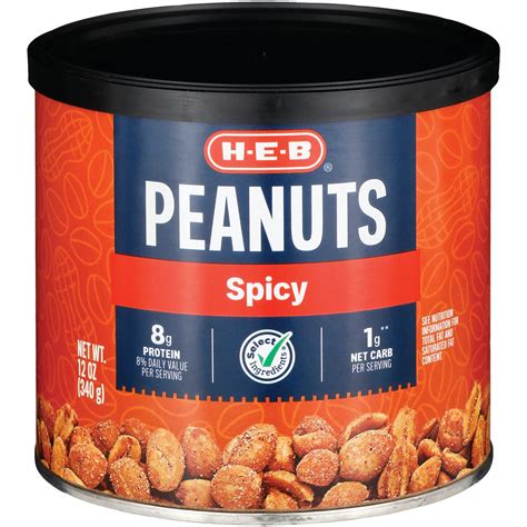 H E B Select Ingredients Spicy Peanuts Shop Nuts And Seeds At H E B