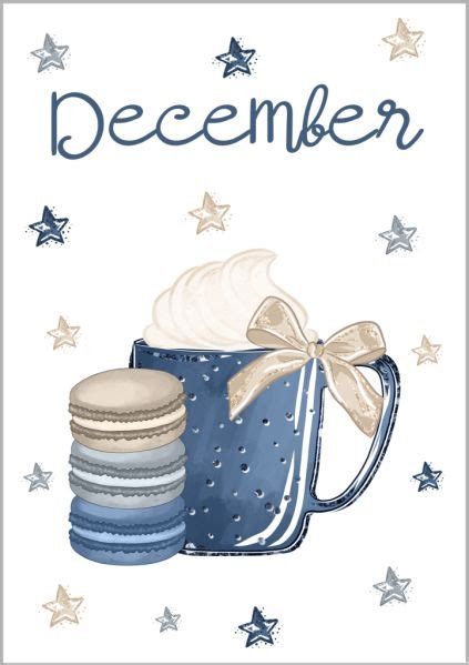 Free Printable December Bullet Journal Cover Pages With Images