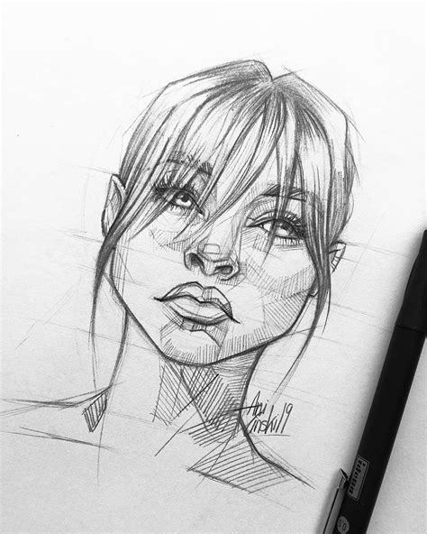 Pencil Sketch Artist Ani Cinski Art Artwoonz Portrait Drawing