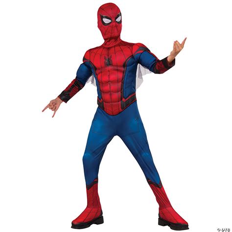 Boys Deluxe Spider Man Far From Home Spider Man Costume Halloween