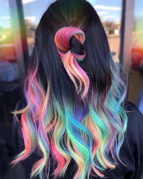 10 Gorgeous Rainbow Hairstyles Hair Color Trends 2022