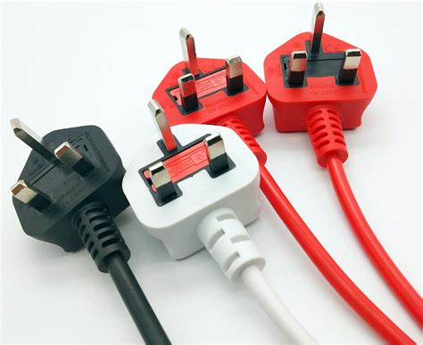 United Kingdom Mains Cable Uk Molded Plug Power Cord 3a5a13a Fuse