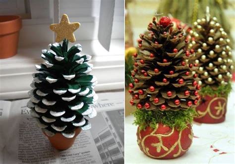 How To Make Pine Cone Christmas Trees How To Instructions