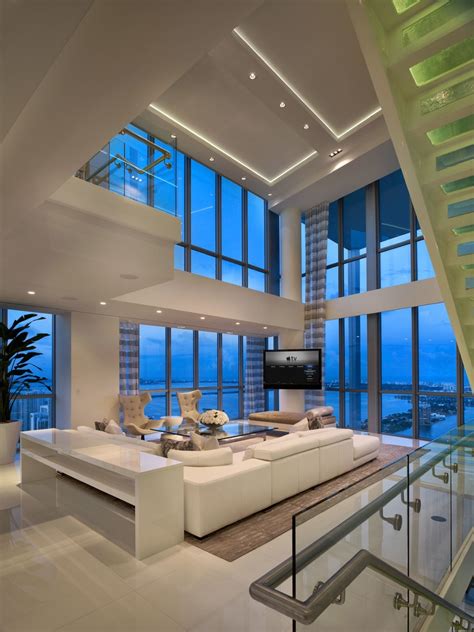 Miami Penthouse Contemporary Living Room Miami By Audio One