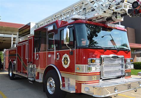 New Aerial Fire Truck Now In Service For The Purdue University Fire