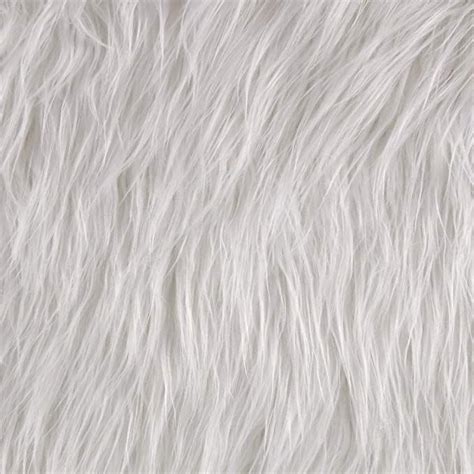 Shannon Faux Fur Gorilla White Fur Carpet White Carpet
