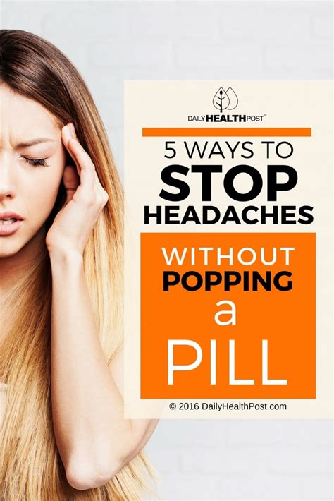 5 Ways To Stop Headaches Without Popping A Pill