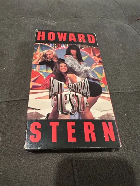HOWARD STERN S BUTT Bongo Fiesta VHS Tape With D Glasses