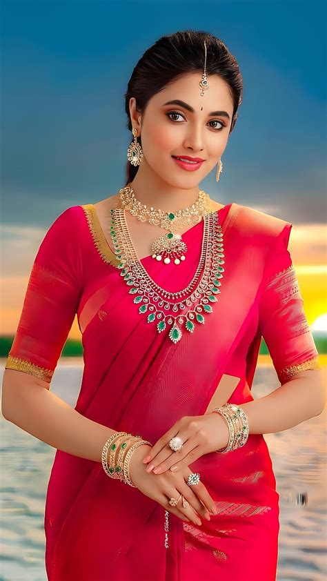 Priyanka Mohan Saree Beauty Tamil Actress Hd Phone Wallpaper Peakpx