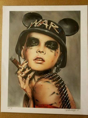 Art Brian Viveros Play Dirty Signed And Numbered Print Very Rare