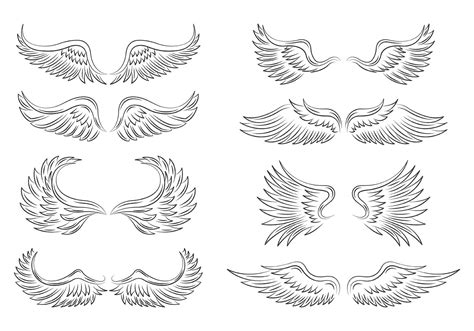 Wings Tattoo Vector Art Icons And Graphics For Free Download