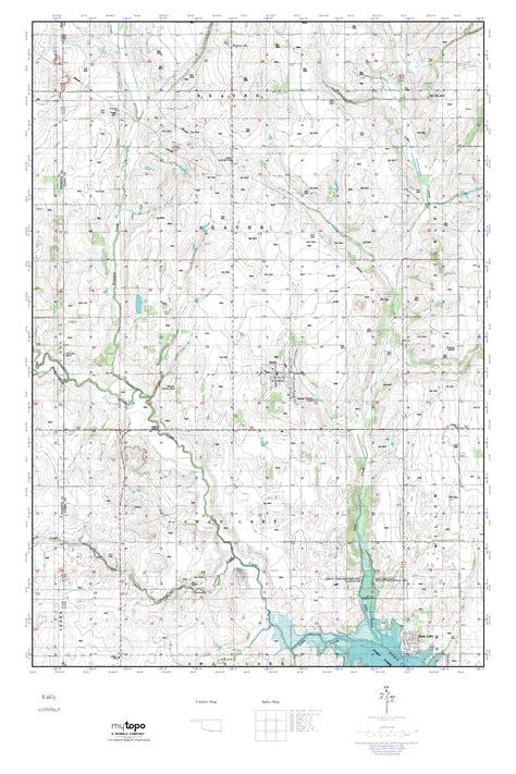 Mytopo Eakly Oklahoma Usgs Quad Topo Map