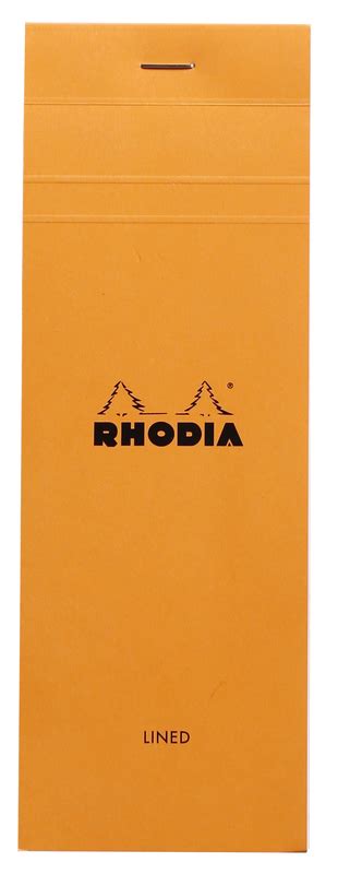 buy rhodia bloc pad no 8 shopping lined orange at mighty ape nz