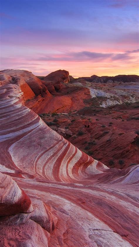 Wallpaper America Desert Landscape Rocks Sky Red Color