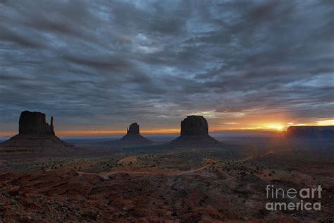 Dawn At Monument Valley Photograph By Sandra Bronstein Fine Art America