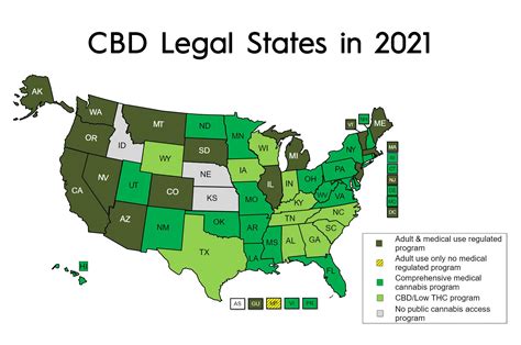Is Cbd Oil Legal In All 50 States The Legal Status Of Cbd In 2021