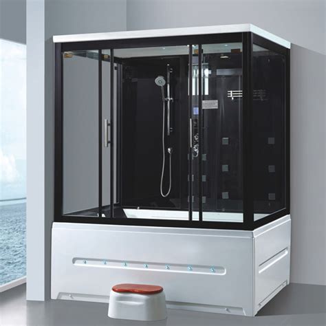 Why choose when you can have both? Computerized Steam Bathroom,Aqua Jetted Tub Shower Combo ...