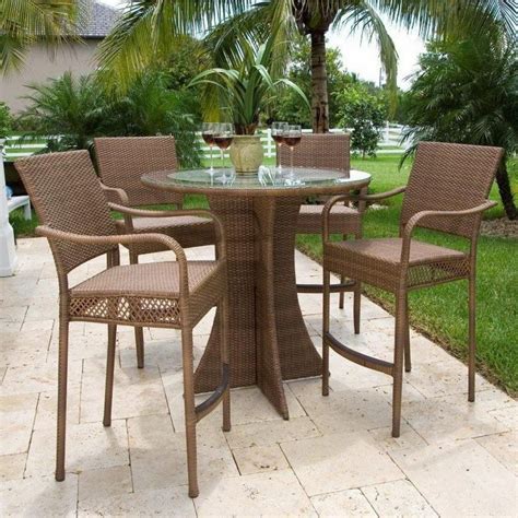 Outside High Top Table And Chairs Hightoptables Patio Table Set Bar