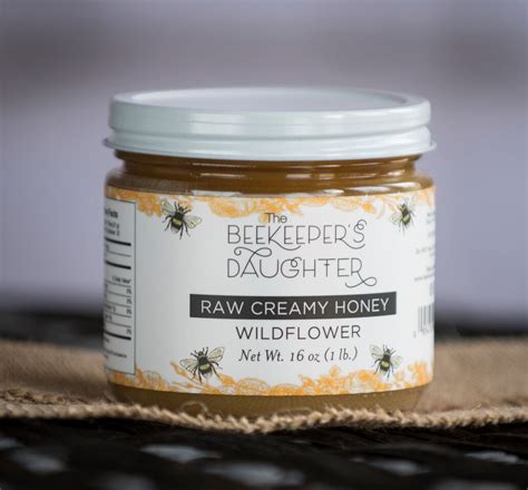 Wildflower Creamed Honey 1lb Jar The Beekeepers Daughter Perry