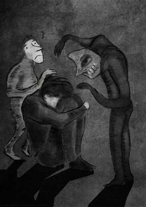 Depression (countable and uncountable, plural depressions). 100+ Artists Try To Show What Depression Looks Like And Some Results Will Make Your Skin Crawl ...