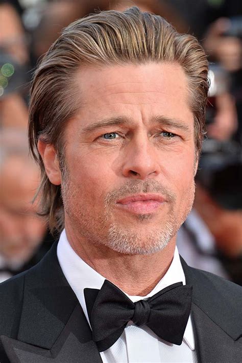 5 brad pitt short hair. Brad Pitt Fury Haircut Ideas To Pull Off | MensHaircuts.com