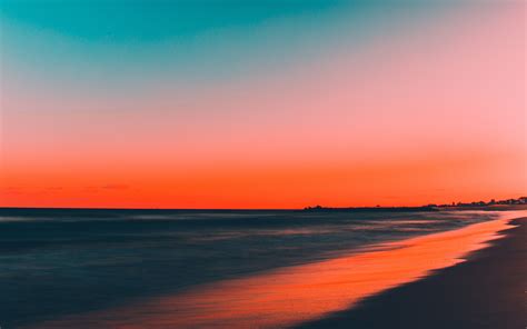 Download 3840x2400 Wallpaper Beach Clean Sky Skyline Sunset 4k Ultra Hd 1610 Widescreen