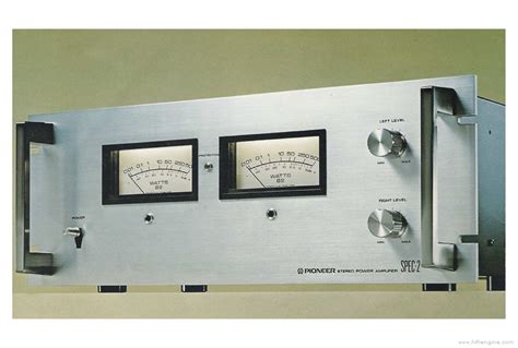 Pioneer Spec 2 Stereo Power Amplifier Manual Hifi Engine