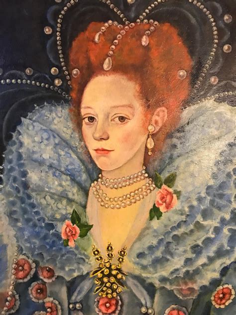 Queen elizabeth i claimed the throne in 1558 at the age of 25 and held it until her death 44 years later. E. Moore - Queen Elizabeth 1, Huge English Portrait Oil ...