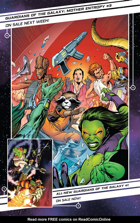 Read Online Guardians Of The Galaxy Mother Entropy Comic Issue 2