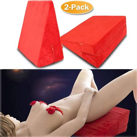 2 Pcs Wedge Pillow Cushion For Couples Position Adult Toy Women Couple