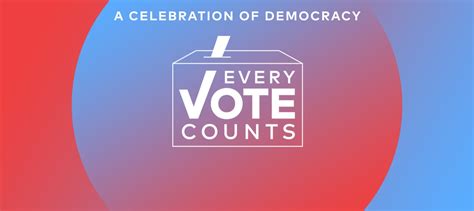 Every Vote Counts Broadcast Special Will Celebrate American Democracy