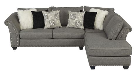 Claremont Gray 3 Pc Sectional Living Room Rooms To Go