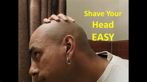 Easiest Way To Shave Your Own Head Youtube