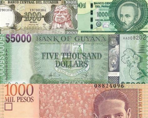 Top 5 Weakest Currencies In South America