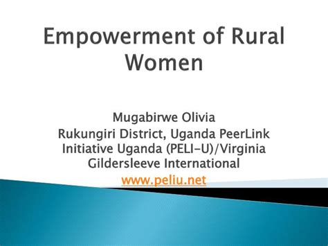 Ppt Empowerment Of Rural Women Powerpoint Presentation Free Download Id5805118