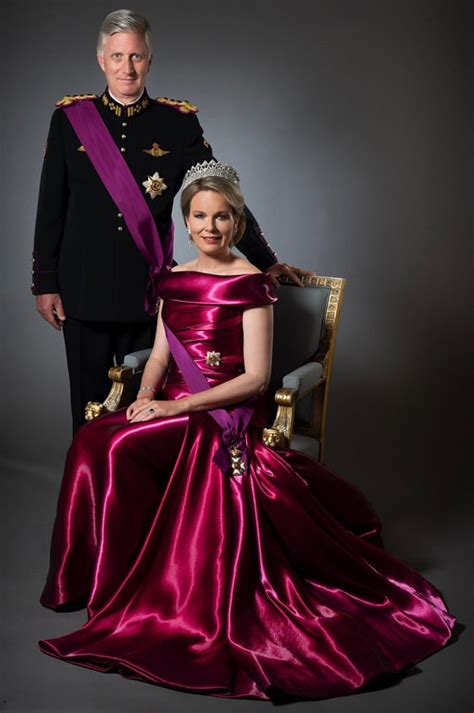 Queen Mathilde And King Philippe Of Belgiums New Portraits Have Been Released To Mark