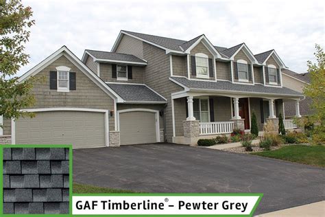 To estimate the quantity of roof shingles per job: Timberline pewter gray | House exterior, Grey exterior ...