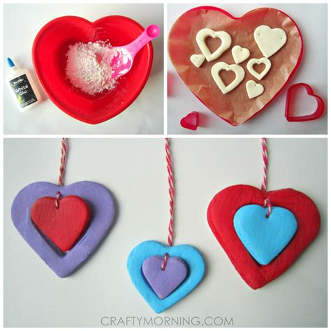 Diy Clay Heart Pendants For Kids To Make Crafty Morning