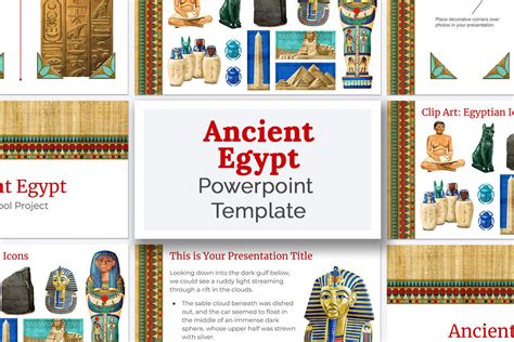 Ancient Egypt Powerpoint Template Theme Download School Project