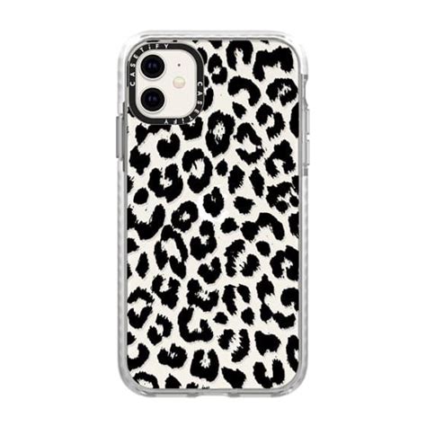 Black Transparent Leopard Print Casetify In 2020 Trendy Phone Cases