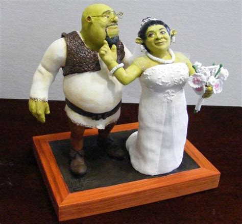 Shrek And Fiona Wedding Cake Topper Casamento