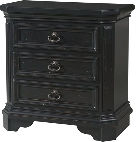 Bradshaw Espresso 3 Drawer Nightstand With Usb From Elements Furniture