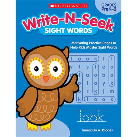 Write N Seek Sight Words Sc 818022 Scholastic Teaching Resources
