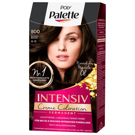 Poly Palette Intensiv Creme Coloration 800 Dunkelbraun 115ml Bei Rewe