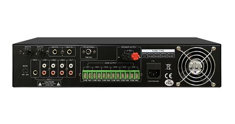 60w 6 Zones Paging And Music Mixer Amplifier With Sdusbfm
