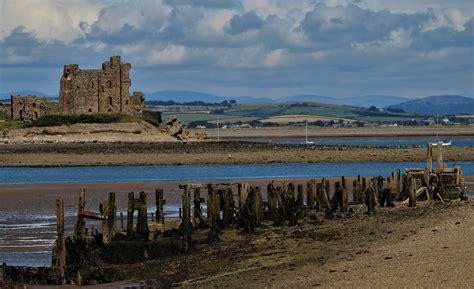 Piel Castle Viewed From Walney Island Barrow In Furness Flickr