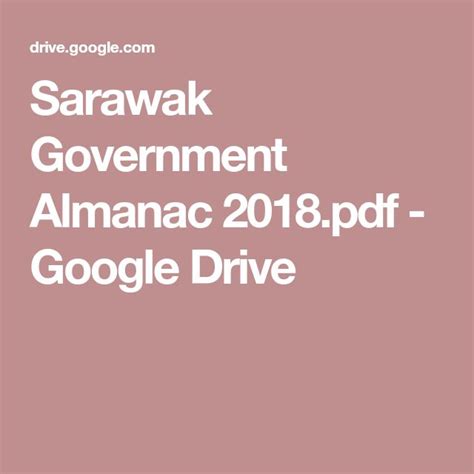 Sarawak government almanac pdf download. Sarawak Government Almanac 2018.pdf - Google Drive ...