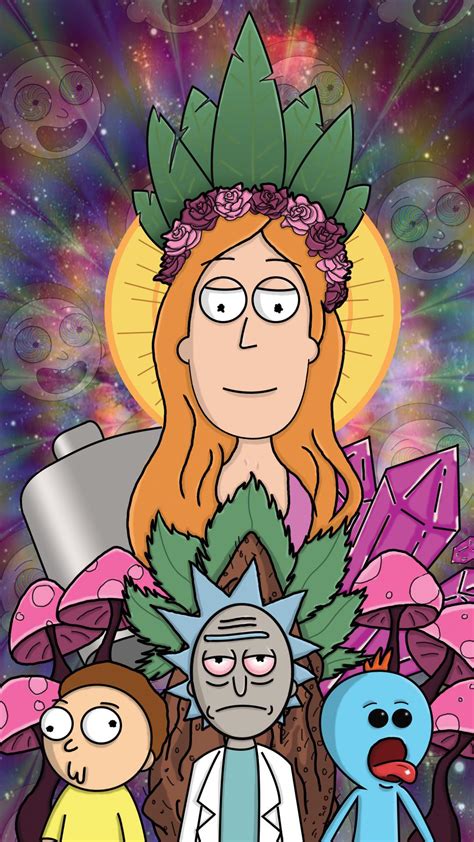 Psychedelic Rick And Morty Rrickandmorty