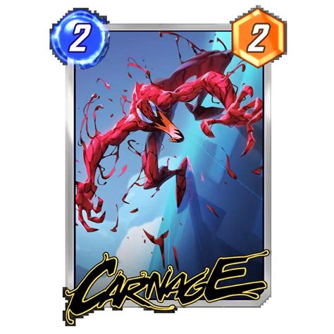 Carnage Max Grecke Marvel Snap Card Variant Marvel Snap Zone