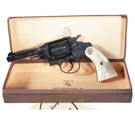 Rare Documented Factory Engraved Colt Police Positive Special Display